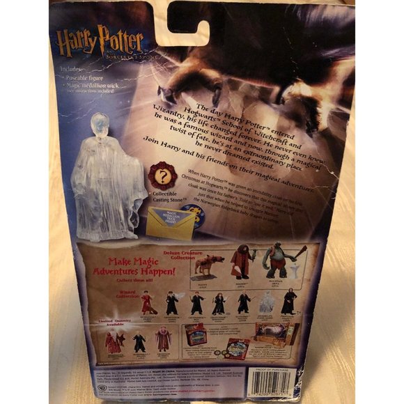 Harry Potter and the Sorcerer's Stone INVISIBILITY CLOAK HARRY Action Figure NIB - Picture 5 of 6